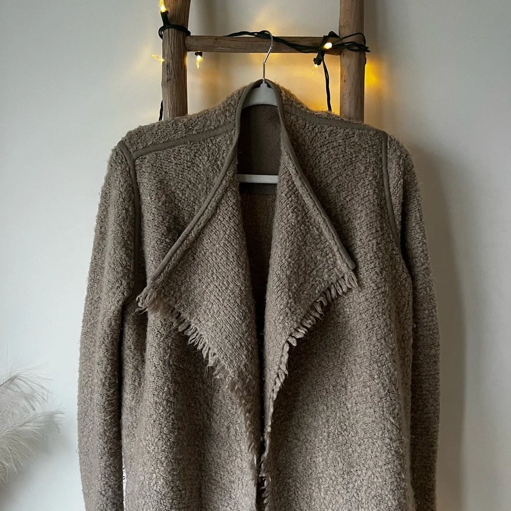 Vince wool wrap cardigan sweater S - Picture 2 of 5